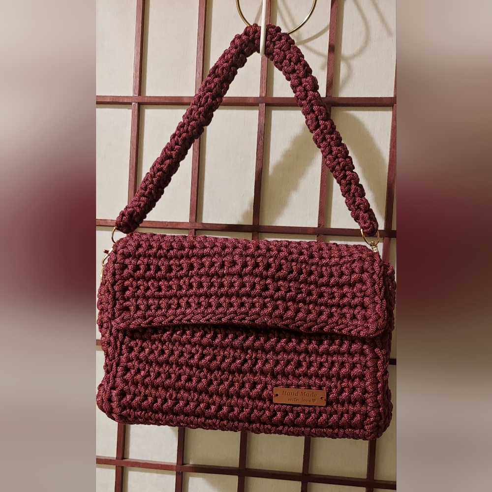 Handmade crochet bag